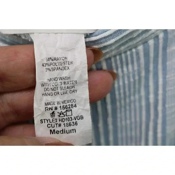 Caution to the Wind Sleeveless Tiered Midi Dress-Size Medium Jrs. - Picture 6 of 9